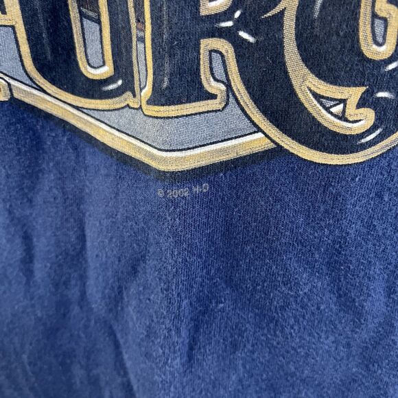 Vintage Y2K 2002 Sturgis Harley-Davidson Eagle T-Shirt Size Medium Blue - Picture 3 of 7